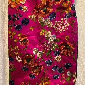 Dolce & Gabbana silk and denim skirt